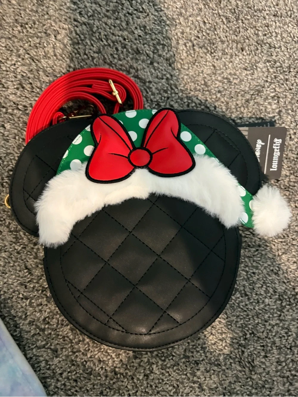 Disney Minnie Mouse Christmas Loungefly Crossbody